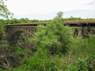 puente frontera Zambia Zimbabwe