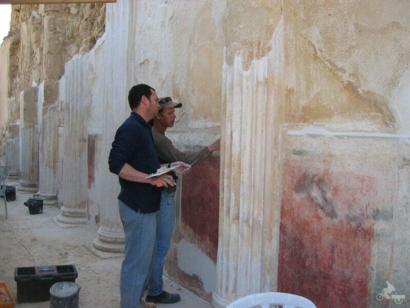 arqueologos restauradores de Masada