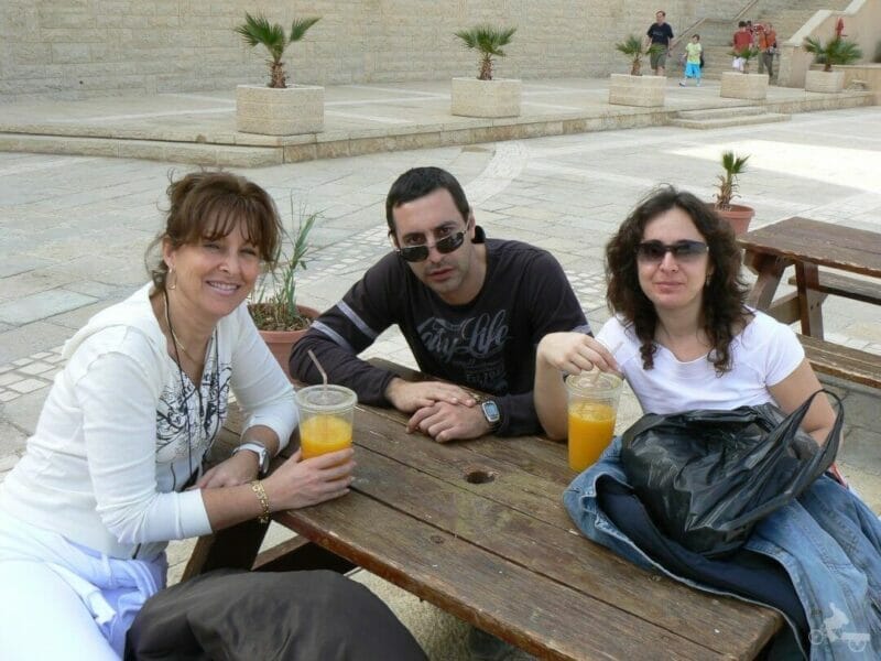 descanso en el bar de Masada