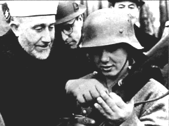 mufti jerusalen con soldado alemán