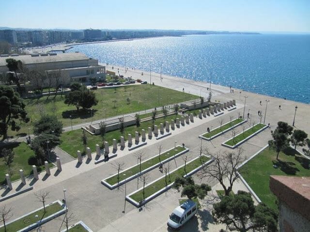 vistas desde la Torre Blanca de Salonica