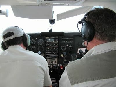 avioneta por el delta okavango