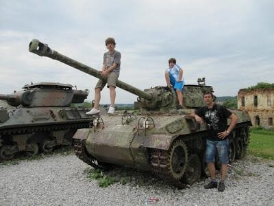 Tanque museo de guerra de Karlovac