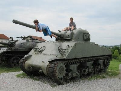 Tanque museo de guerra de Karlovac