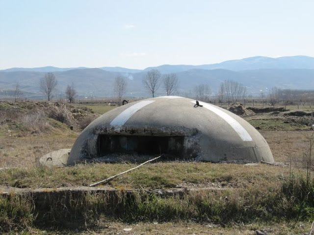 bunker albano del lago Ohrid