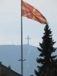 cruz de skopje qué ver en Macedonia