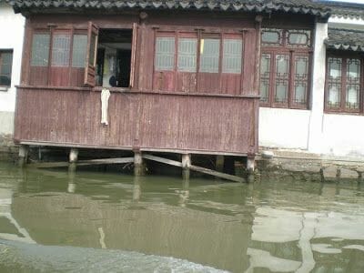 Casa en canales de Suzhou