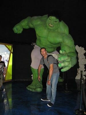 prisionero de Hulk en el Madam Tussaud, NY