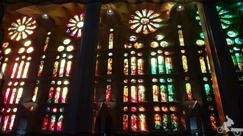 vidrieras de la Sagrada Familia