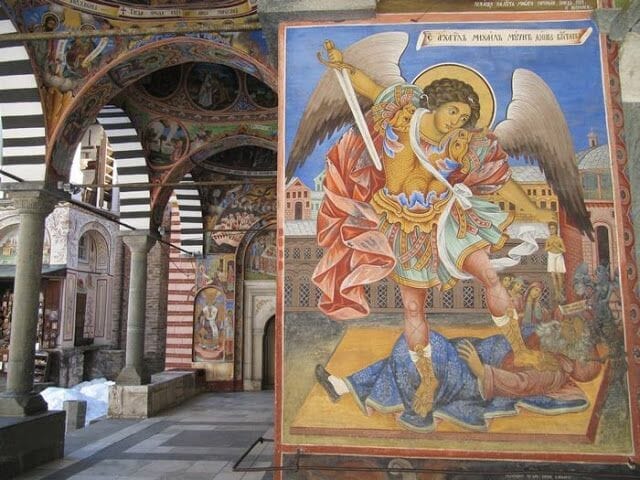 monasterio Rila pinturas