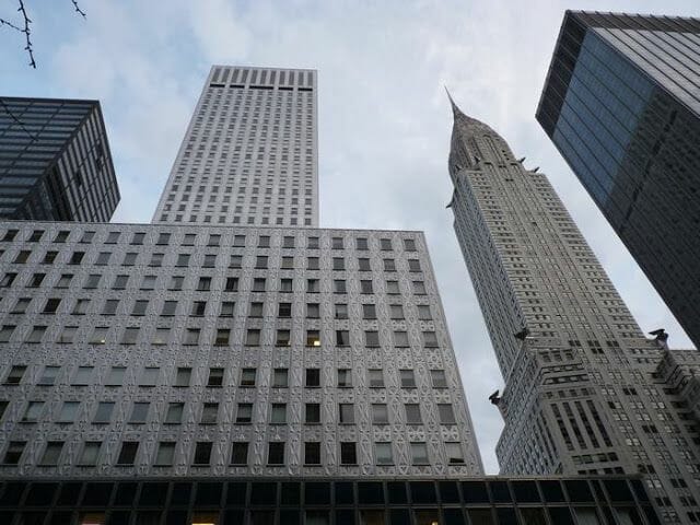 Chrysler Building en la calle 42 de Nueva York