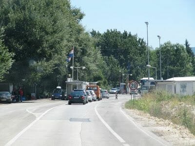 frontera Croacia Bosnia