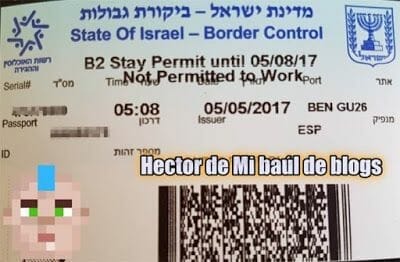 Sellos de Israel en el pasaporte