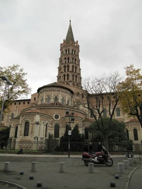 ábside y torre de san Sernin de Toulouse