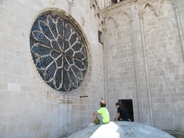 rosetón de la catedral de Trogir