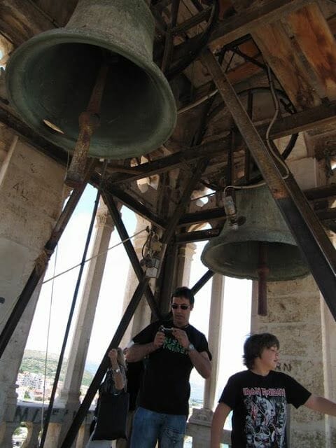 campanas campanario de la catedral de Trogir