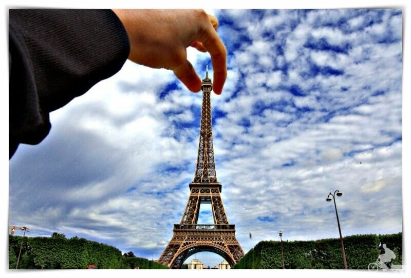 fotos curiosas de la Torre Eiffel