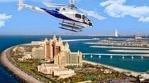 helicóptero viaje a emiratos árabes