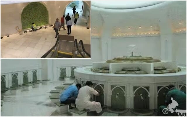 Abluciones mezquita sheikh zayed