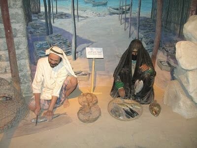 El museo de Dubai, pescadores