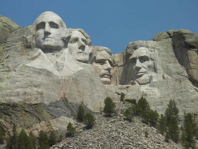 mount Rushmore cara de los presidentes