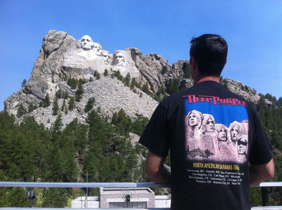 monte rushmore y los presidentes esculpidos en la roca