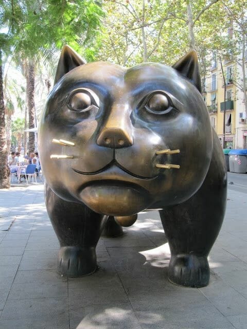 gato botero barcelona raval 