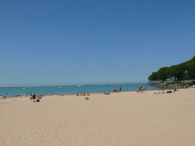 playas del lago de Chicago