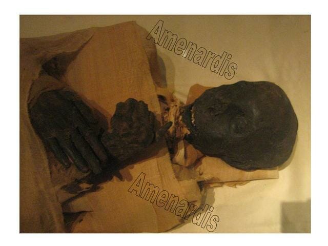momia de Tutmosis III en el museo de El Cairo - momias egipcias reales