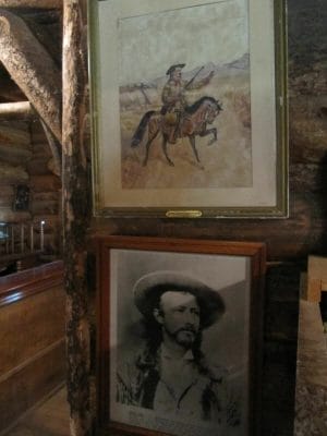 retratos buffalo bill en su casa de Yellowstone
