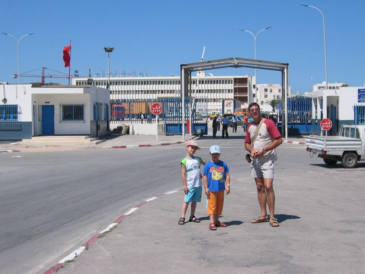 Cruceros con niños, puerto cruceros Túnez