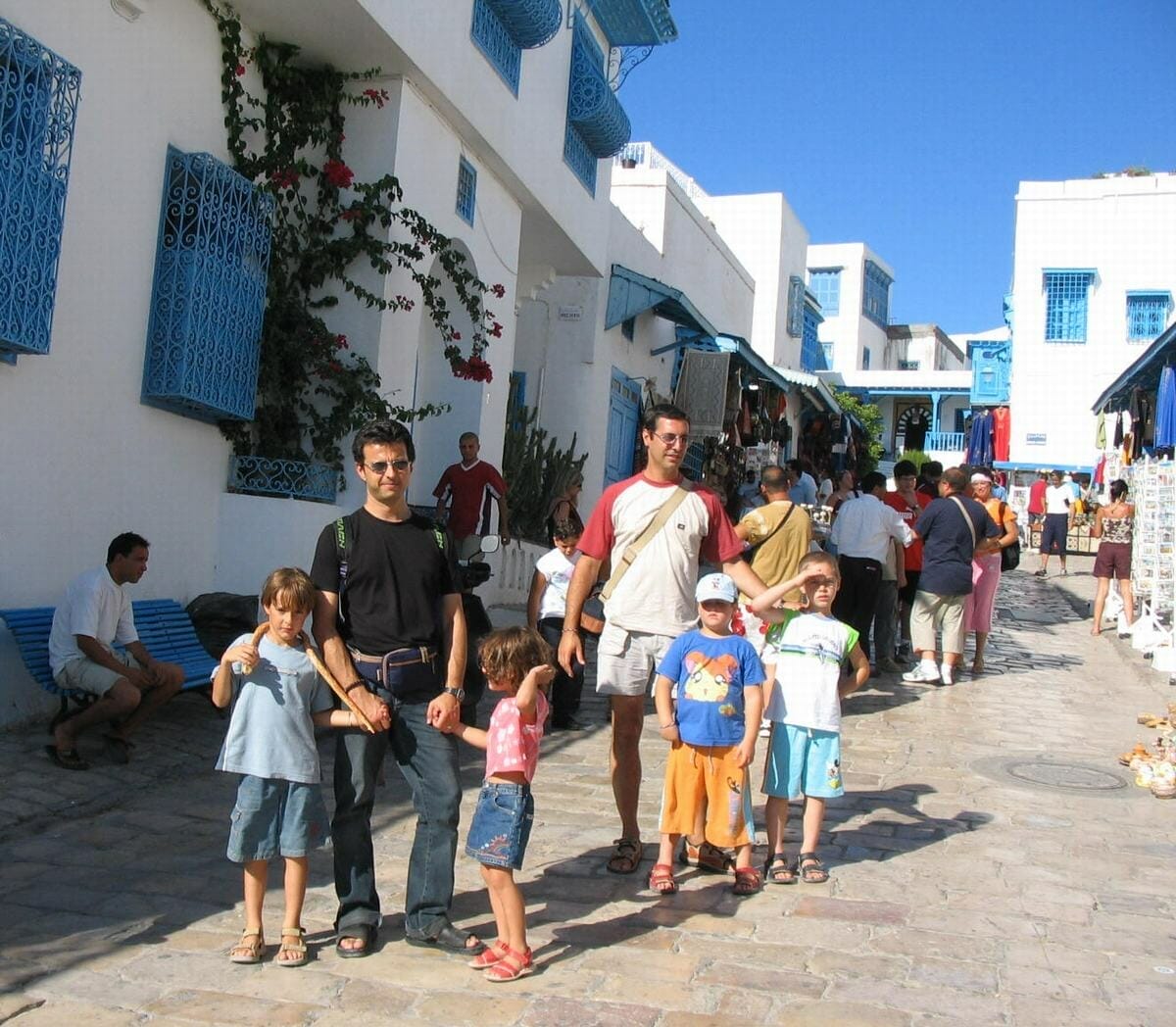 Cruceros con niños, calles de Túnez