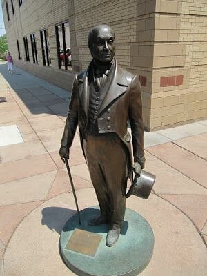 John Quincy Adams statue, estatua de John Quincy Adams
