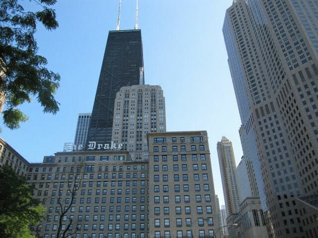the Drake, Hancock tower en Magnificent mile chicago