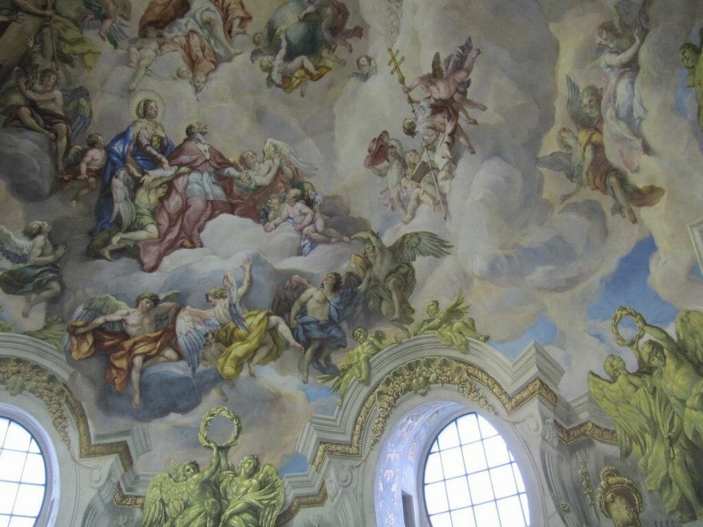 frescos cúpula San carlos borromeo viena