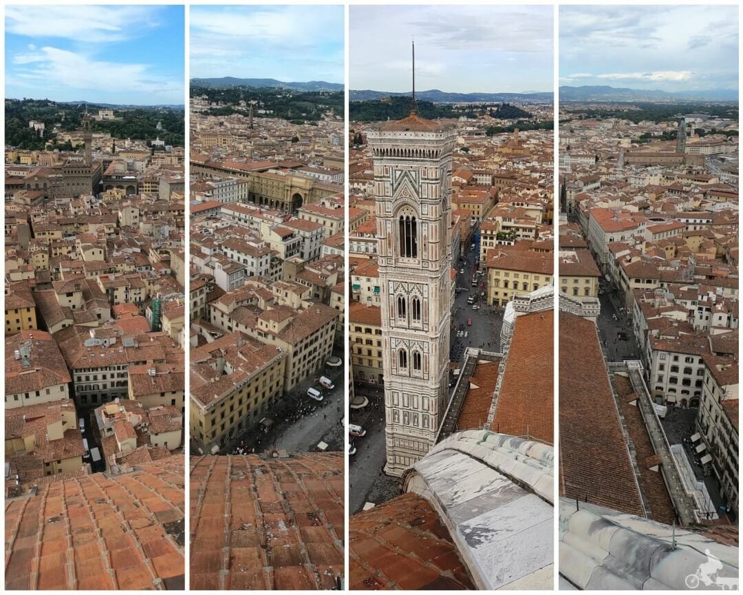 vistas desde cúpula de la catedral de Florencia