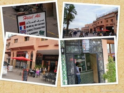 casa cambio para el viaje a Marrakech