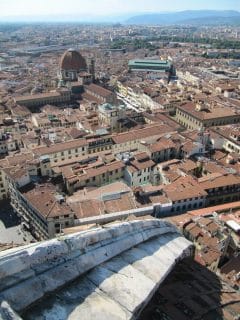 vistas desde cupula de catedral de florencia, cupula Brunelleschi