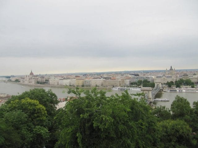 vistas de Budapest desde Buda