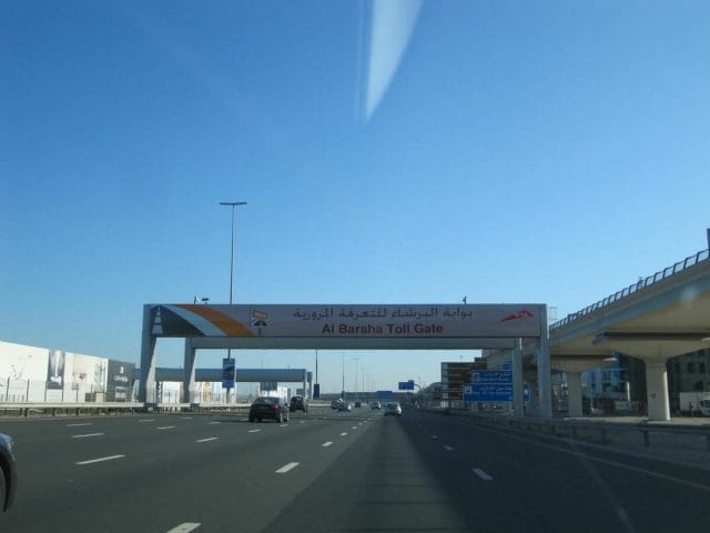 peaje Sheikh Zayed Road 