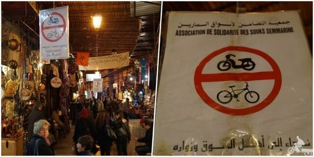 señal prohibición motos y bicis