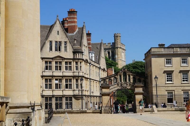 Puente de los suspiros de Oxford Inglaterra