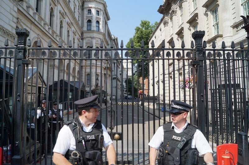 Scotland Yard siempre vigila Downing street