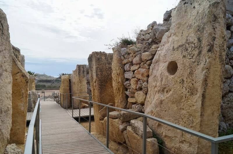 templos megalíticos de Ggantija en Malta, templos prehistoricos de Malta