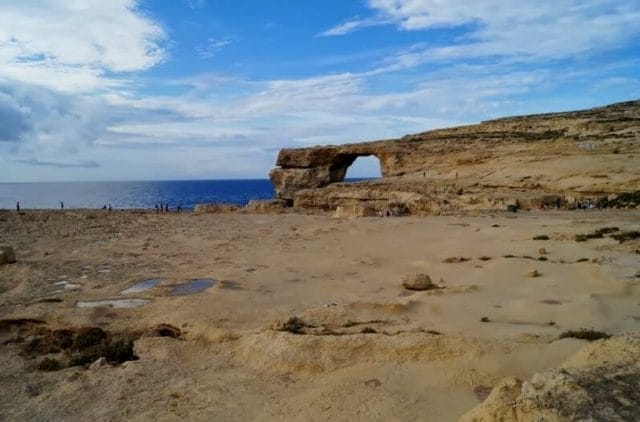 azure window, isla de gozo, imagenes de malta, fotos de malta, erosion en la costa, erosion del mar
