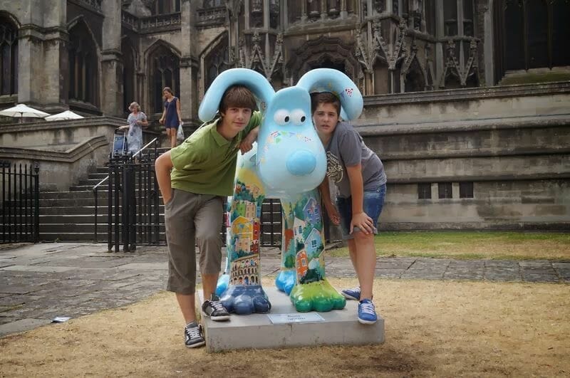 Gromit en St Mary Redcliffe