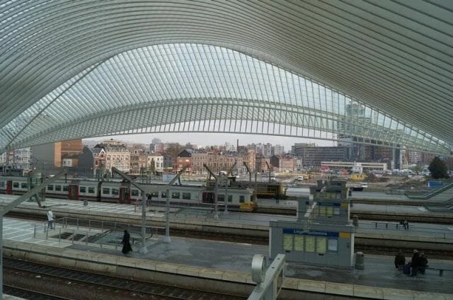 estación de tren de Lieja de Santiago Calatrava