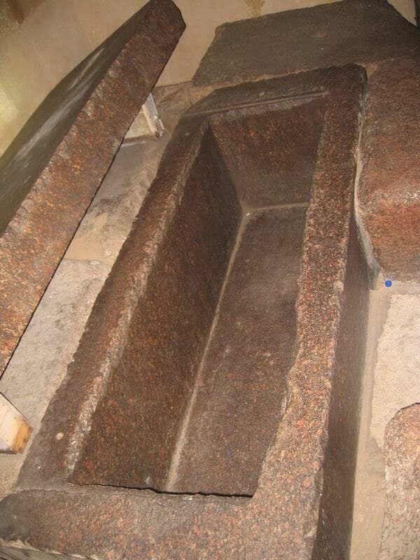 sarcófago de granito de kefrén, Egipto