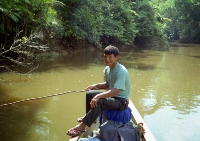 pescar en la selva