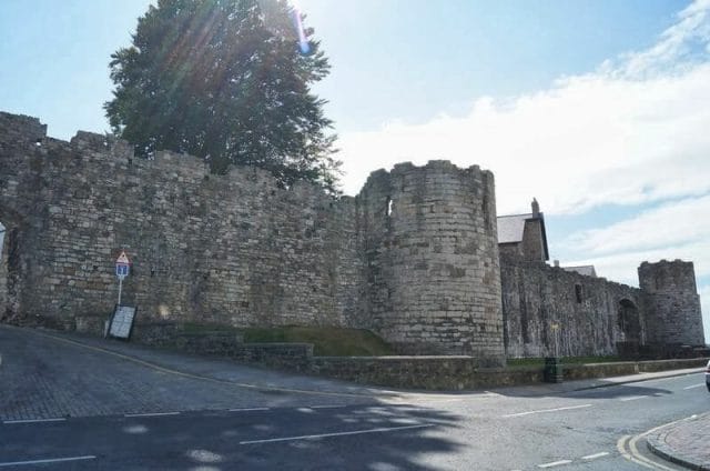 muralla castillo de Caernarfon